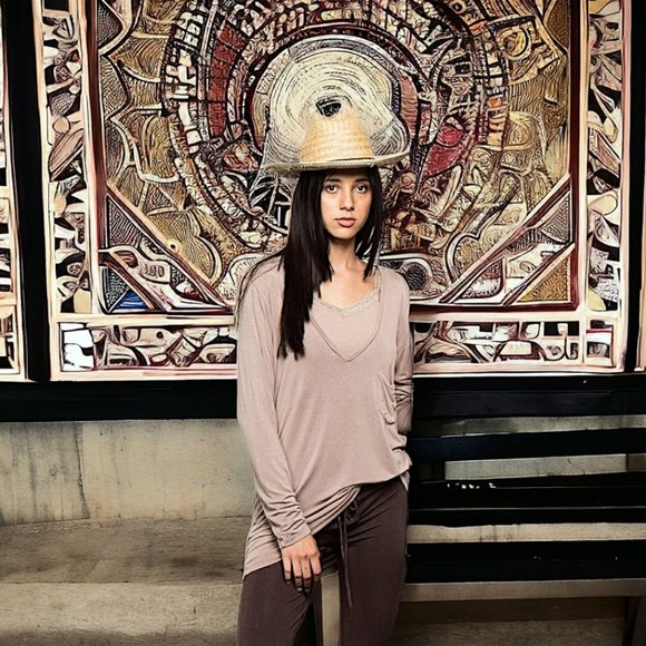 POL Tops - YES80A POL Soft Jersey Long Sleeve Tee